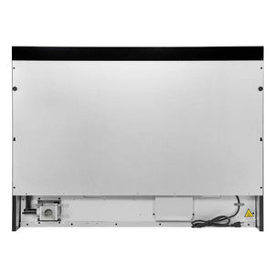 FORNO - Antico 48-Inch Freestanding Gas Range, Black, Antique Brass Design, 8 Burners, Griddle, Double Ovens, Energy Efficient