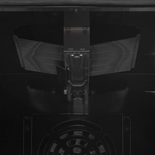 FORNO - Marco 36-Inch Gas Range Black &amp; Antique Brass Design, 6 Burners 67,000 BTU, 5.36 cu.ft. Convection Oven