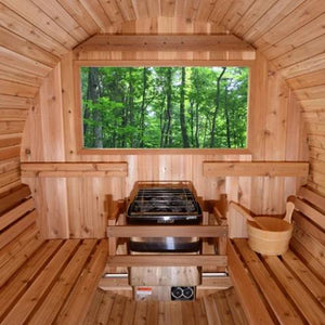 Harvia - KIP Series 8kW Stainless Steel Sauna Heater at 240V 1PH with Built-In Time and Temperature Controls