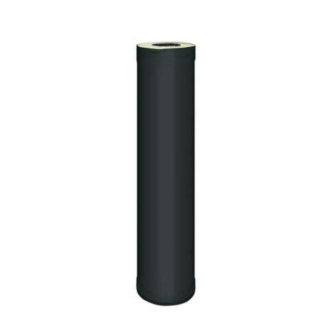Harvia - Sauna Wood Stove Chimney Extension, 1000mm, Black Steel