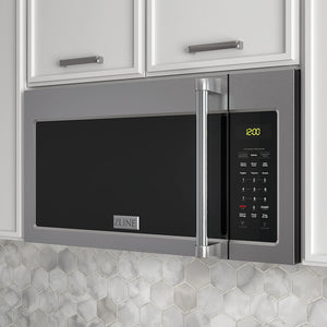ZLINE 1.5 cu. ft. Over the Range Convection Microwave Oven in Stainless Steel with Traditional Handle and Sensor Cooking