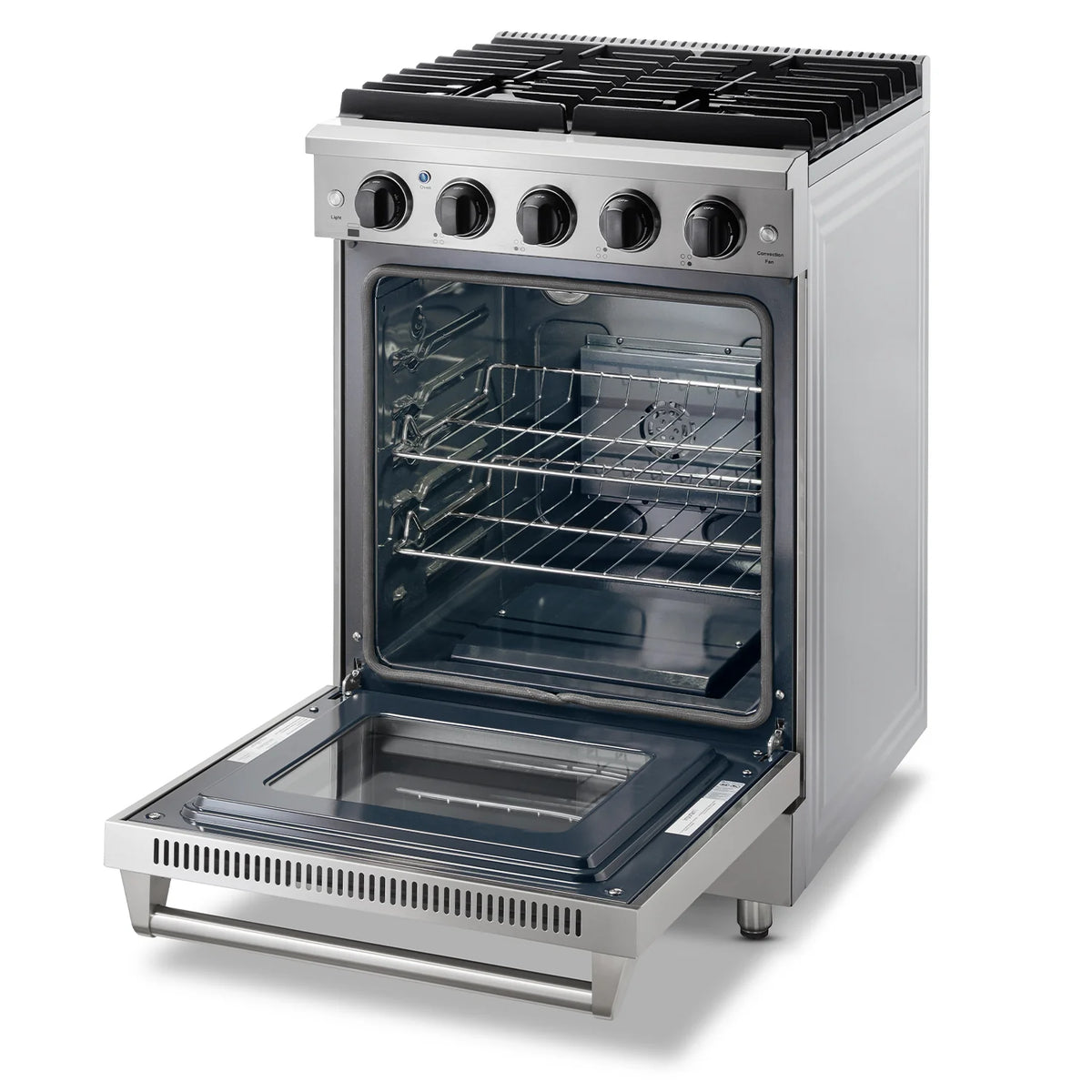 ThorKitchen - 24 Inch Freestanding Range in Stainless Steel