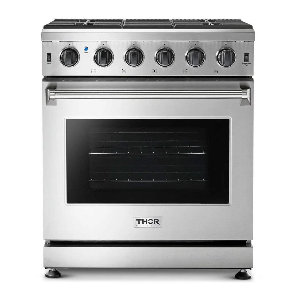 ThorKitchen - 30 Inch Freestanding Range in Stainless Steel