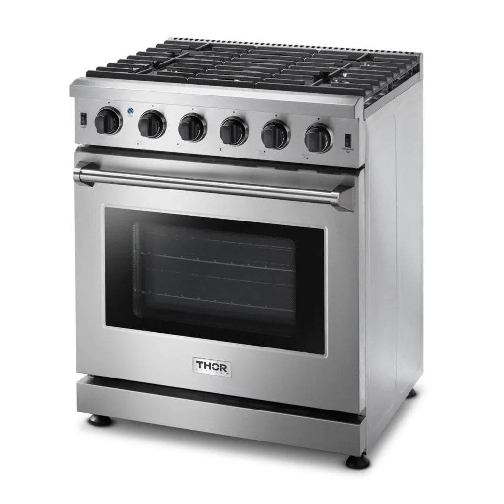 ThorKitchen - 30 Inch Freestanding Range in Stainless Steel
