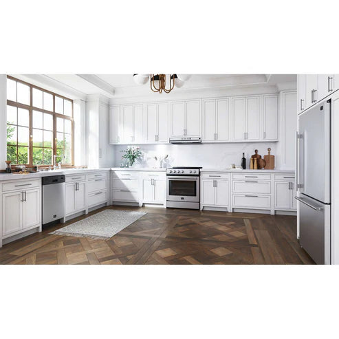 FORNO - Leonardo Espresso 30-Inch Slide-In Stainless Steel Induction Range, Convection Oven, 5 Cooking Zones