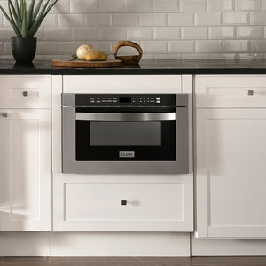 ZLINE 24" 1.2 cu. ft. Built-in Microwave Drawer in Stainless Steel