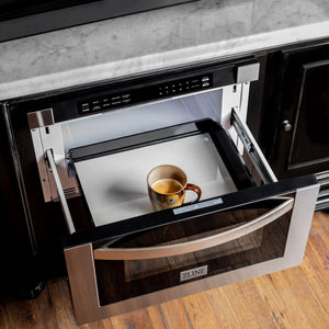 ZLINE 24" 1.2 cu. ft. Built-in Microwave Drawer in Stainless Steel