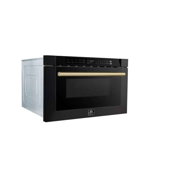 FORNO - Espresso Capoliveri 24&quot; Microwave Drawer in Black