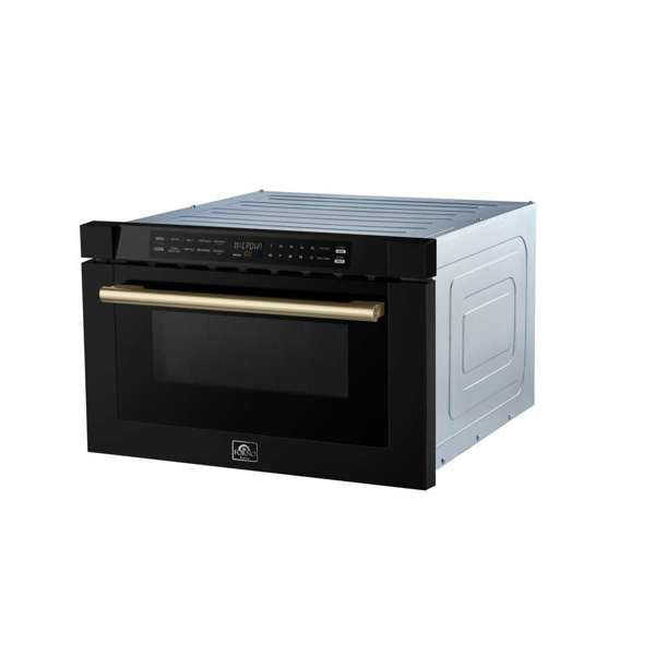 FORNO - Espresso Capoliveri 24&quot; Microwave Drawer in Black