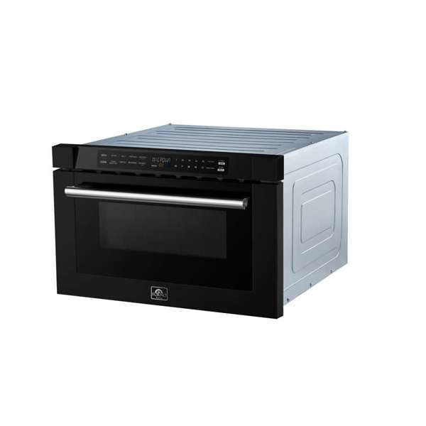 FORNO - Espresso Capoliveri 24&quot; Microwave Drawer in Black