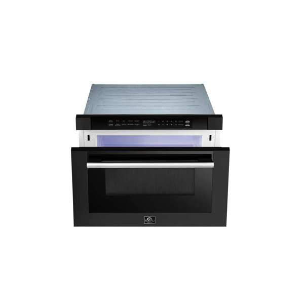 FORNO - Espresso Capoliveri 24&quot; Microwave Drawer in Black