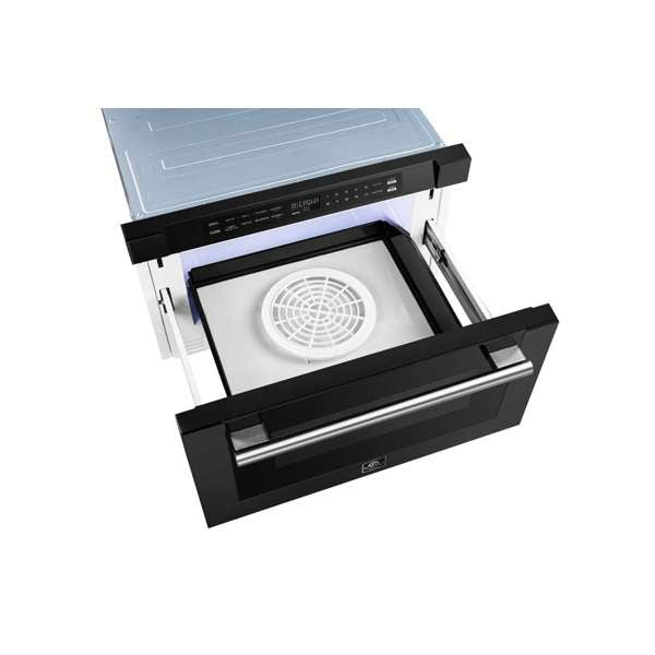 FORNO - Espresso Capoliveri 24&quot; Microwave Drawer in Black