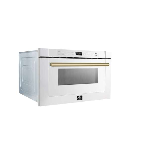 FORNO - Espresso Capoliveri 24&quot; Microwave Drawer in White