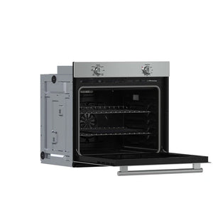 FORNO - Vomero 30-Inch Wall Oven, Stainless Steel, 5 cu.ft Capacity, 3550 Watts Convection, Mechanical Controls, Self-Cleaning Function
