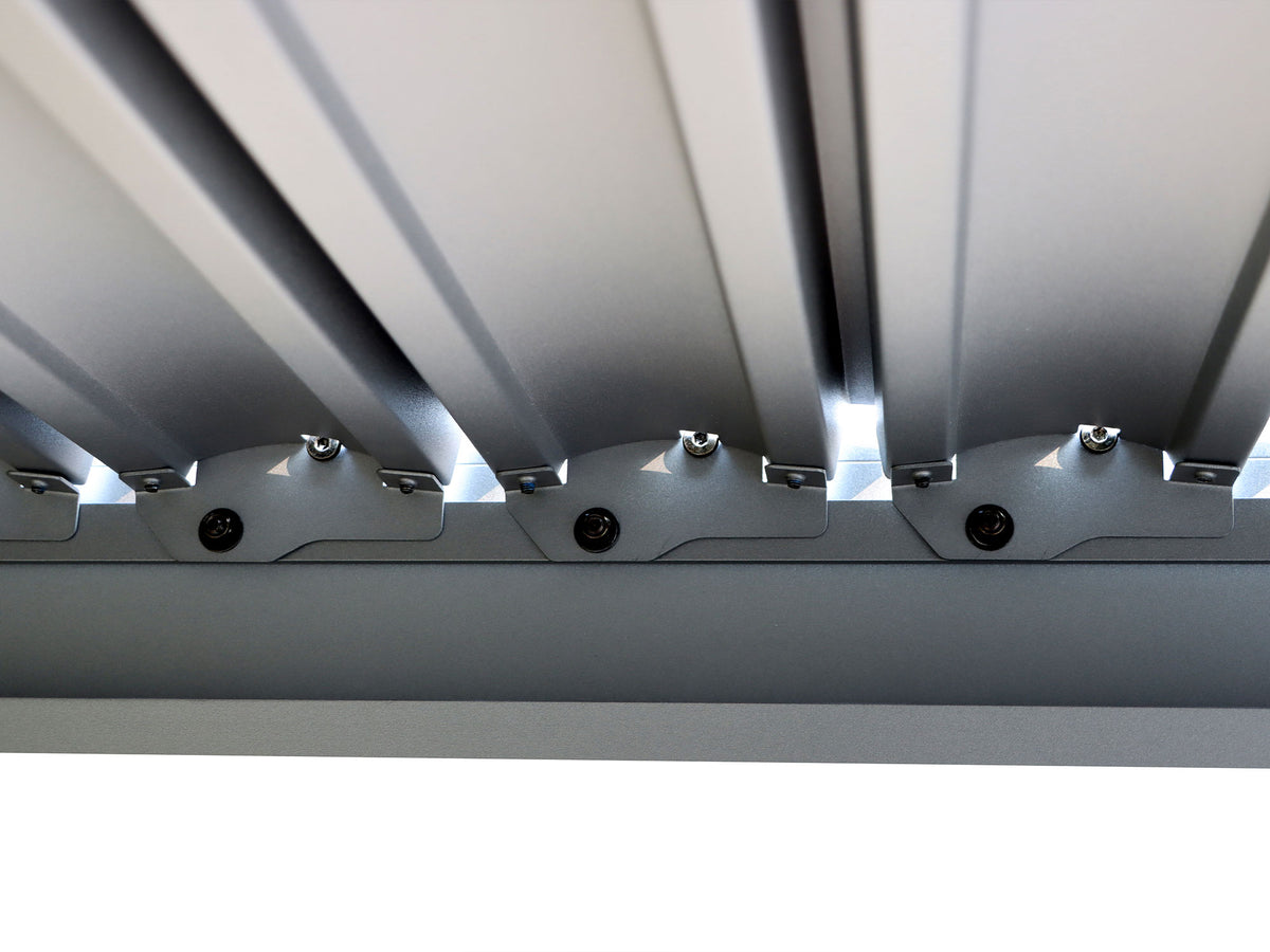 Gazebo Penguin - Vikos Pergola with aluminum frame &amp; galvanized steel louvers 10ft. x 13ft.