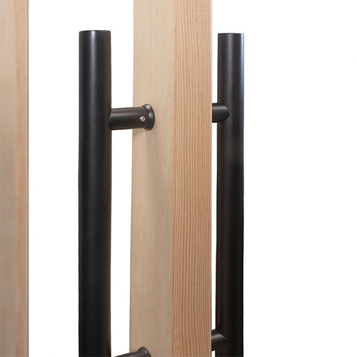 PROSAUNAS - Solid Wood Sauna Door with Insulated Glass, 24" x 70"