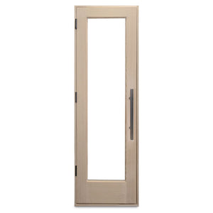 PROSAUNAS - Solid Wood Sauna Door with Insulated Glass, 24" x 80"