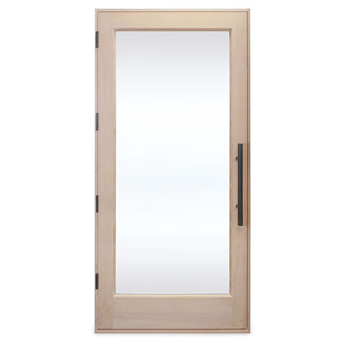 PROSAUNAS - Solid Wood ADA Sauna Door with Insulated Glass, 36" x 80"