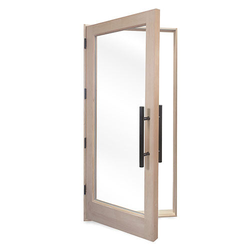PROSAUNAS - Solid Wood ADA Sauna Door with Insulated Glass, 36" x 80"
