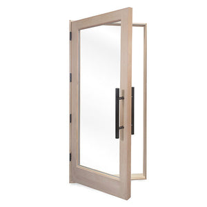 PROSAUNAS - Solid Wood ADA Sauna Door with Insulated Glass, 36" x 80"