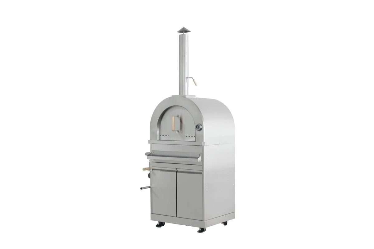 ThorKitchen - Outdoor Kitchen Pizza Oven And Cabinet In Stainless Steel