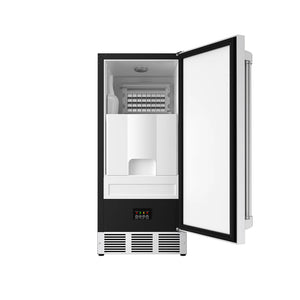 ThorKitchen - 15 Inch Undercounter Built-In/Freestanding Ice Maker in Stainless Steel
