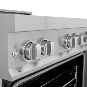 ZLINE 36" 4.6 cu. ft. Induction Range with a 4 Element Stove and Electric Oven in Black Matte (RAINDS-BLM-36)