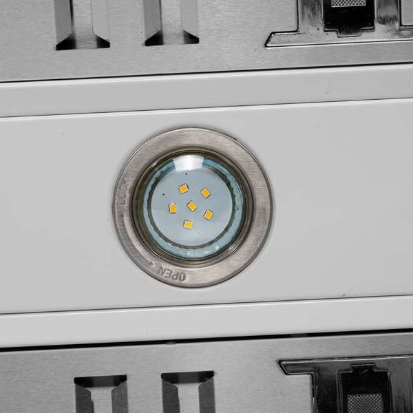 FORNO - Aria 60 Inch Wall-Mounted Range Hood in White