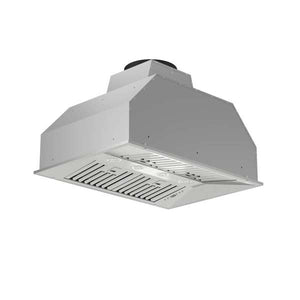 FORNO - Altilia 36-Inch Insert Range Hood, Stainless Steel, LED Lighting, Baffle Filters