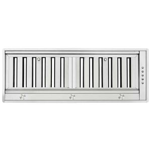 FORNO - Frassanito 30-Inch Insert Range Hood, 450 CFM, Stainless Steel Baffle Filters, LED Lighting