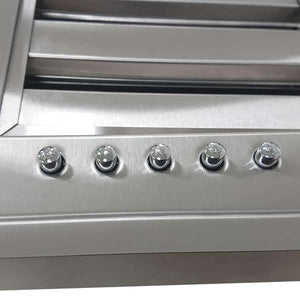 FORNO - Frassanito 30-Inch Insert Range Hood, 450 CFM, Stainless Steel Baffle Filters, LED Lighting