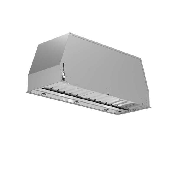 FORNO - Frassanito 30-Inch Insert Range Hood, 450 CFM, Stainless Steel Baffle Filters, LED Lighting
