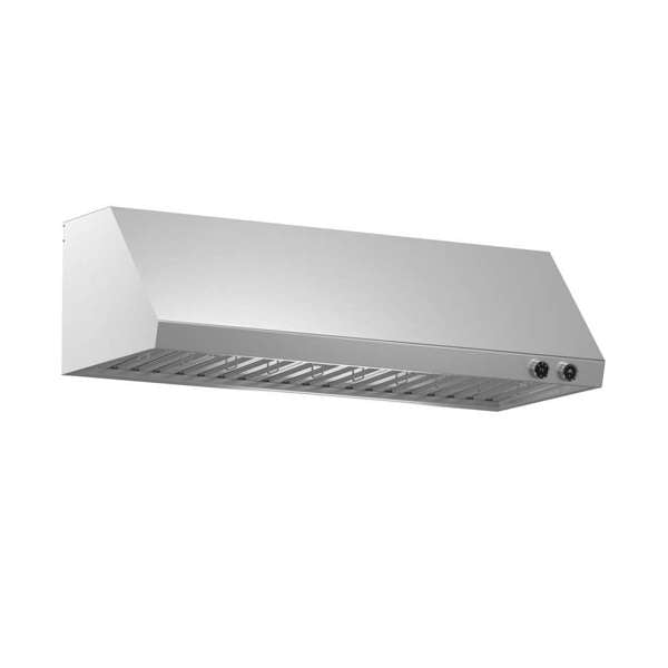 FORNO - Biagio 60-Inch Wall Mounted Range Hood, Stainless Steel, Heavy Duty