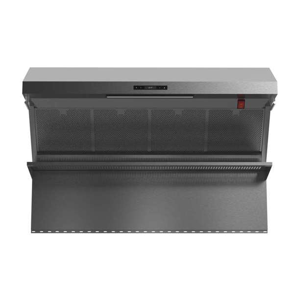 FORNO - Savona 48-Inch Wall Mount Range Hood, Hybrid Filters, Backsplash Included