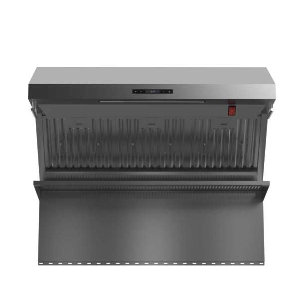 FORNO - Savona 48-Inch Wall Mount Range Hood, Baffle Filters, Backsplash Included