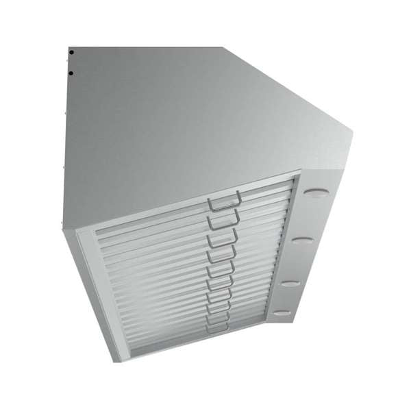 Forno - Palazzo 60-Inch Wall Mounted Range Hood, Stainless Steel, Heavy Duty Baffle Filters, Remote Control