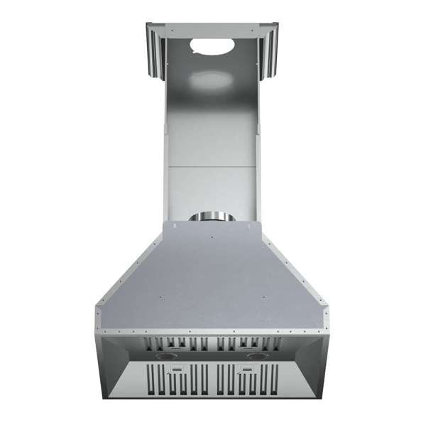 FORNO - Orvieto 30-Inch Wall Mount Range Hood, LED Lighting, Heavy Duty, Stainless Steel