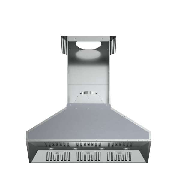 FORNO - Orvieto 48-Inch Wall Mount Range Hood, LED Lighting, Heavy Duty, Stainless Steel