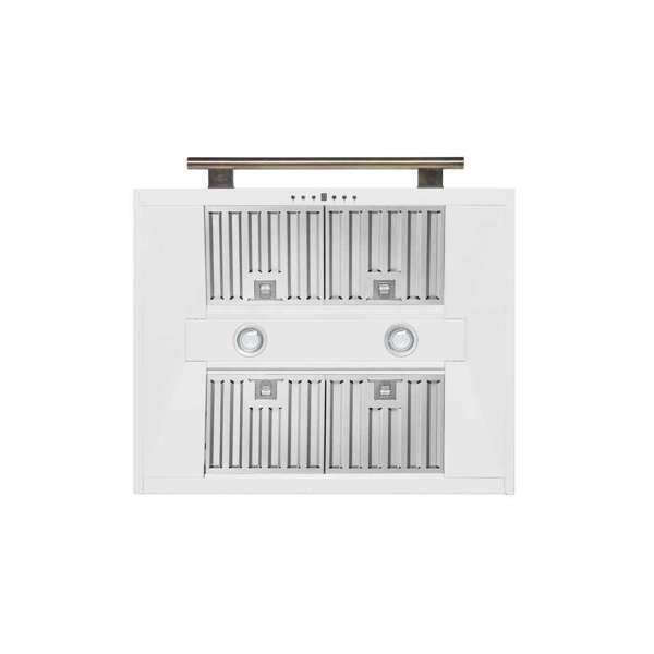 FORNO - Aria 30 Inch Wall-Mounted Range Hood in White
