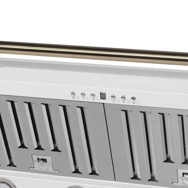 FORNO - Aria 36 Inch Wall-Mounted Range Hood in White