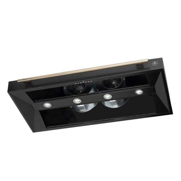 FORNO - Aria 48 Inch Wall-Mounted Range Hood in Black