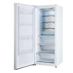 FORNO - Maderno 28" Built-In Convertible Refrigerator in White, 13.6 cu.ft. Left Swing with Decorative Grill - 32" Wide