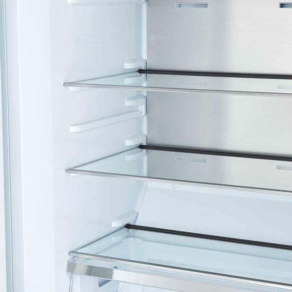 FORNO - Maderno 28&quot; Built-In Convertible Refrigerator in White, 13.6 cu.ft. Left Swing with Decorative Grill - 32&quot; Wide