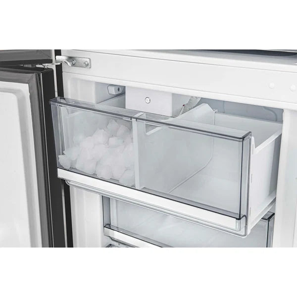 FORNO - Custodia 48" Bottom Freezer combo, 20.6 cf., Ice Maker, Total No frost, Black, Antique Brass handles