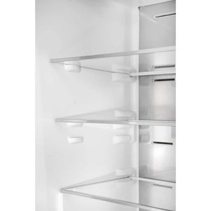 FORNO - Custodia 48" Bottom Freezer combo, 20.6 cf., Ice Maker, Total No frost, Black, Antique Brass handles