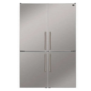 FORNO - Custodia 48" Bottom Freezer combo, 20.6 cf., Ice Maker, Total No frost, Stainless Steel handles