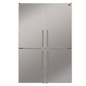 FORNO - Custodia 48" Bottom Freezer combo, 20.6 cf., Ice Maker, Total No frost, Stainless Steel handles