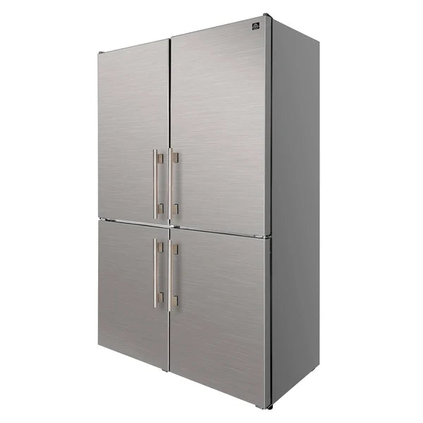 FORNO - Custodia 48" Bottom Freezer combo, 20.6 cf., Ice Maker, Total No frost, Stainless Steel handles
