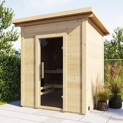 SaunaLife - Model G2 Outdoor Home Sauna Kit