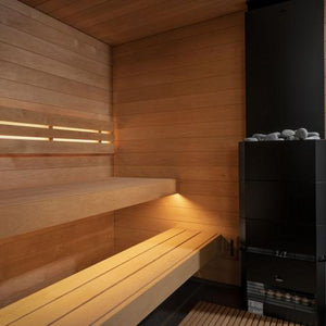 SaunaLife - Model G6 Pre-Assembled Outdoor Home Sauna